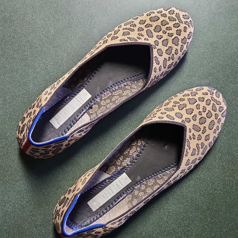 Rothy Animal Print Flat Sz13